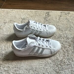 adidas White and Gray Women's Sneakers